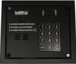 Panel audio z czytnikiem RFID, kolor czarny, 4 wejścia, maksymalnie 64 klatki, Laskomex CP-3103R_BLACK LASKOMEX